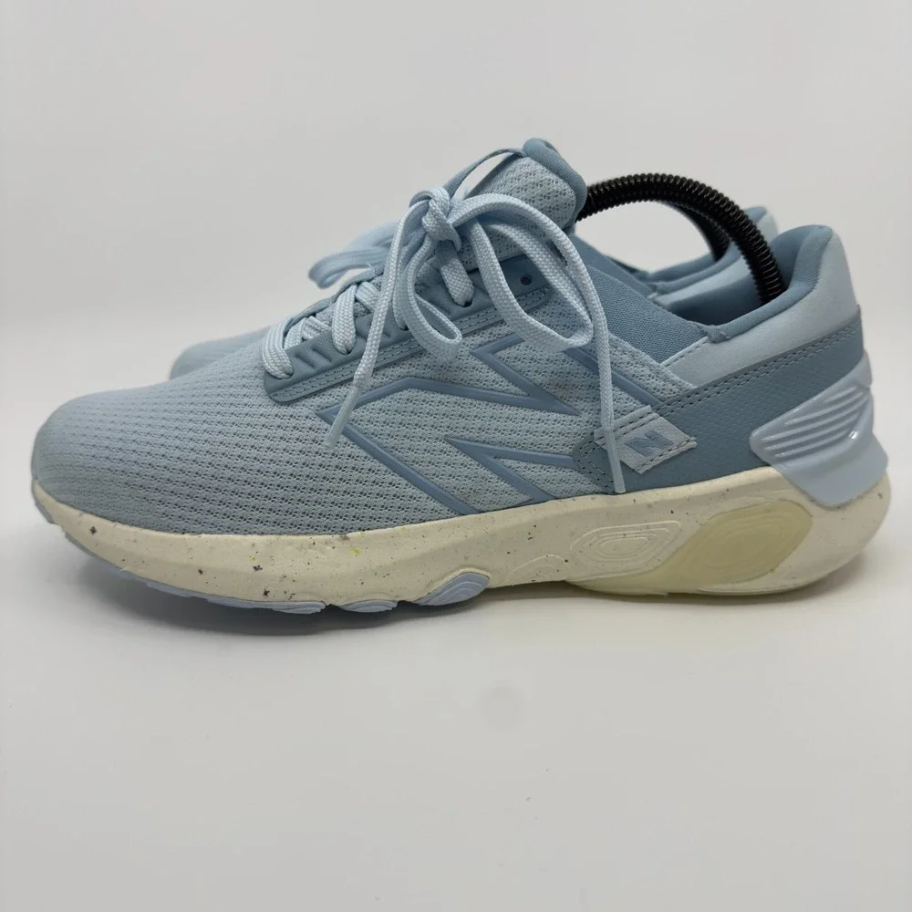New Balance Fresh Foam X 1440v1 Mens 9 Running‎ Shoes Blue Beige Lace Up Low